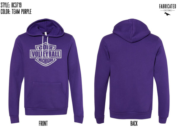Core Volleyball - Purple Hoodie Re-order