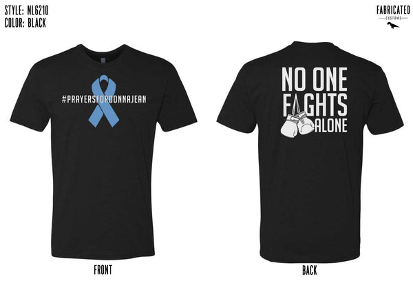 No One Fights Alone - Black T-shirt