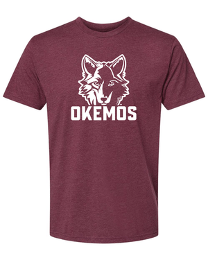 Okemos Wolves Maroon Adult Unisex T-Shirt