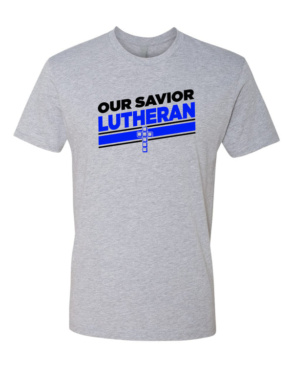 Our Savior Lutheran Short Sleeve T-shirt (Gray)