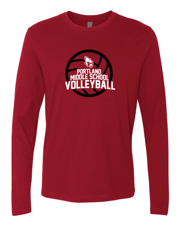 Portland Middle School Volleyball Long Sleeve