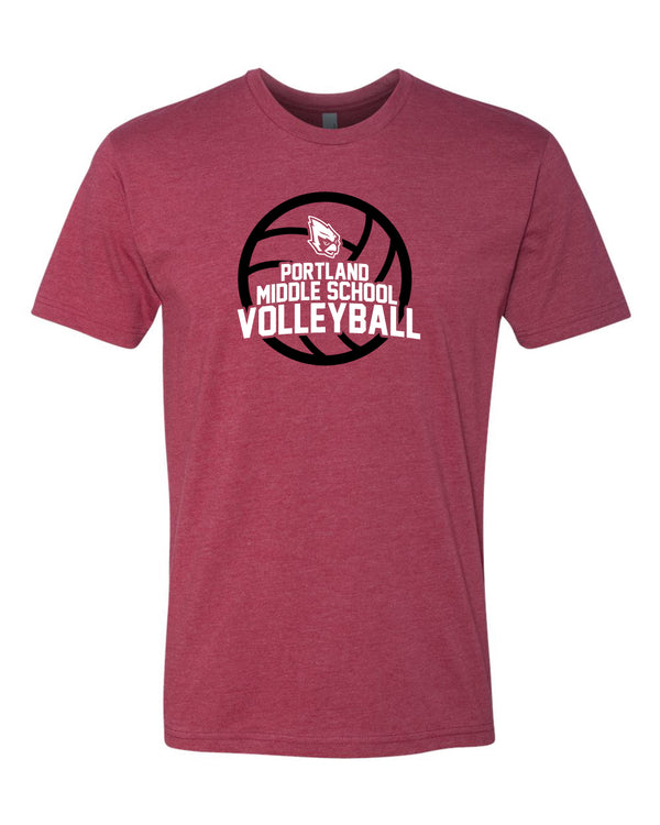 Portland Middle School Volleyball T-shirt