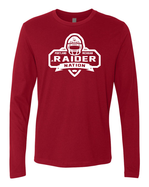 Portland Junior Raiders Football - Unisex Long Sleeve TShirt