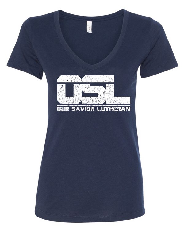 Our Savior Lutheran - OSL Women's V-neck T-shirt