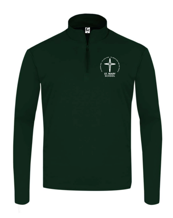 St. Mary School - Unisex Quarterzip - Youth *DRESS CODE APPROVED*