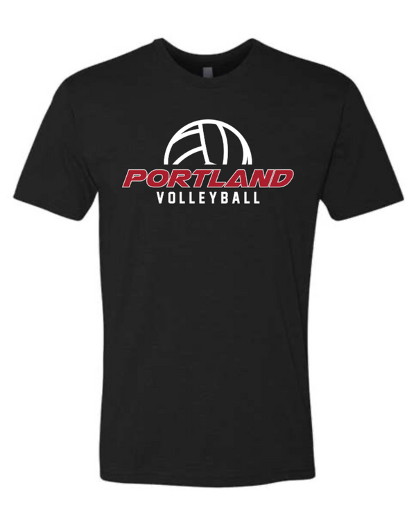 Portland Volleyball - Unisex Adult T-Shirt - Black