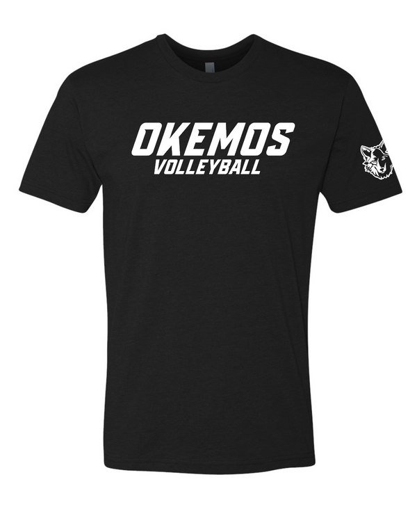 Okemos Volleyball - Varsity Black Unisex T-shirt