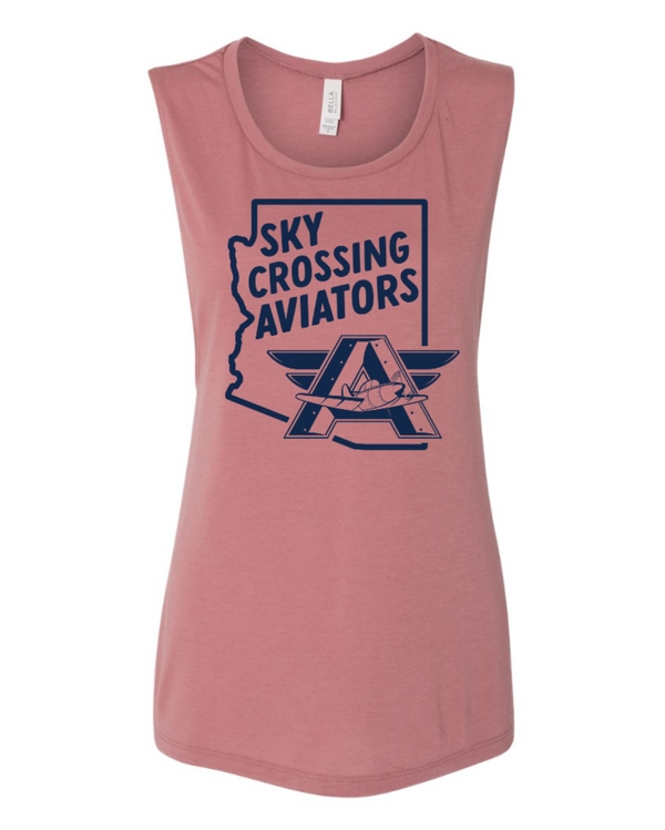 Sky Crossing - AZ Aviators Women's Adult Tank Top