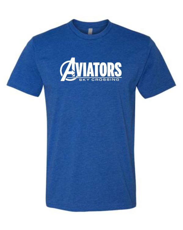 Sky Crossing - Aviators Super Hero Adult Unisex T-Shirt