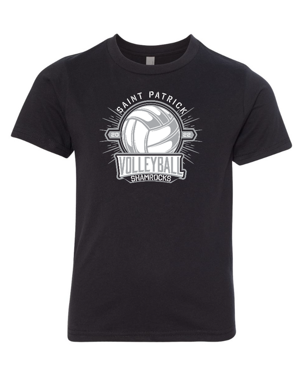 St. Patrick Volleyball 2022 - Black Youth T-shirt