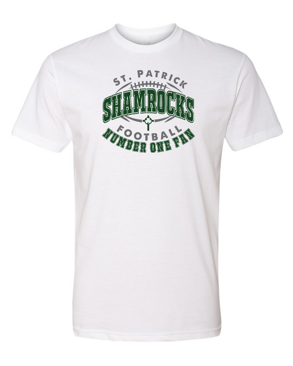 St. Patrick Football 2022 - "Number One Fan" Unisex T-shirt *customization available*