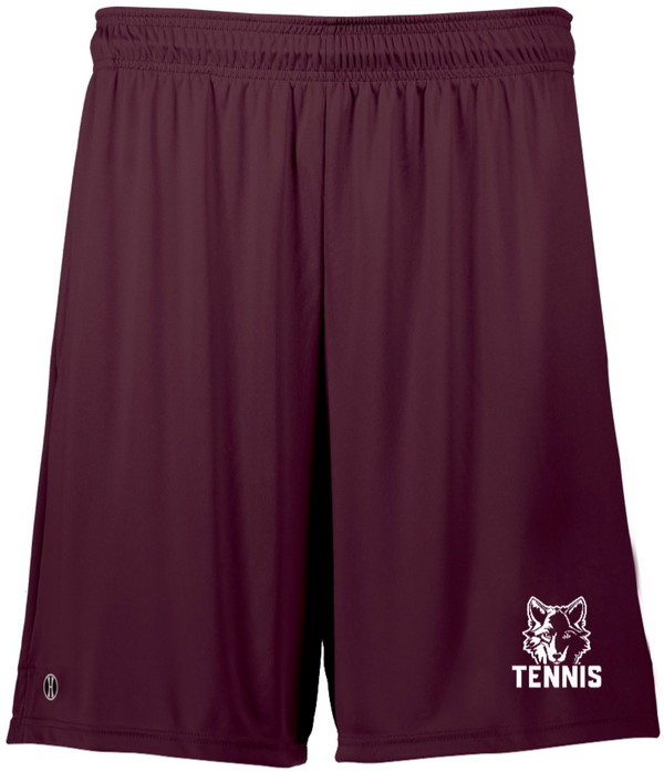 Okemos Tennis - Holloway Uniform Maroon Pocket Tennis Shorts