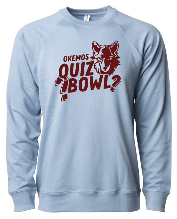 Okemos Quiz Bowl - Unisex Adult Lightweight Sweatshirt