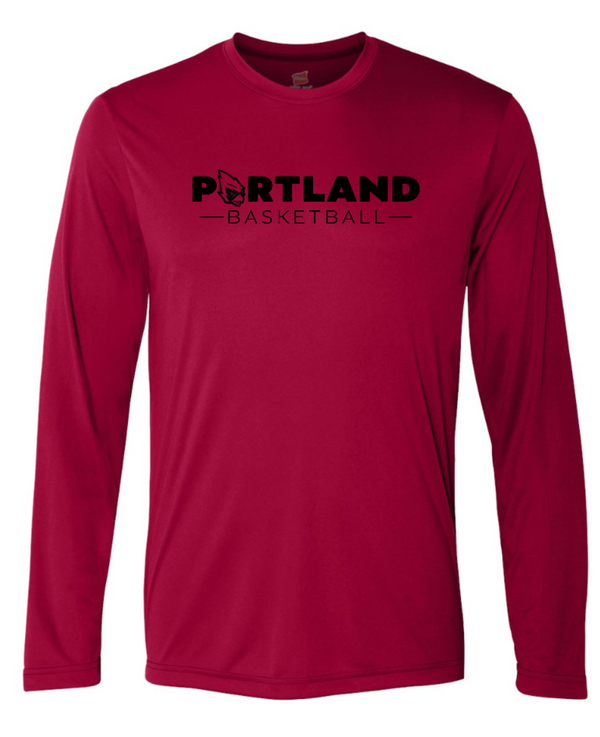 Portland Girls Basketball - Hanes - Long Sleeve Performance Shirt