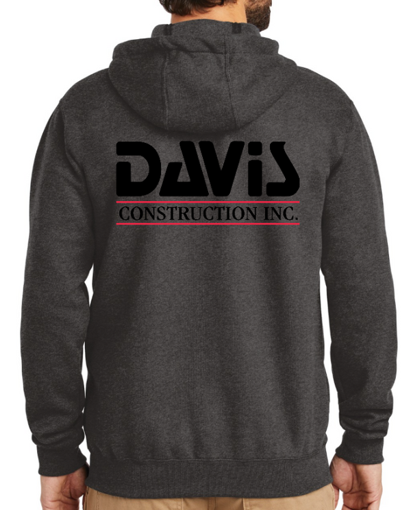 Davis Construction - Carhartt Zippered Sweatshirt