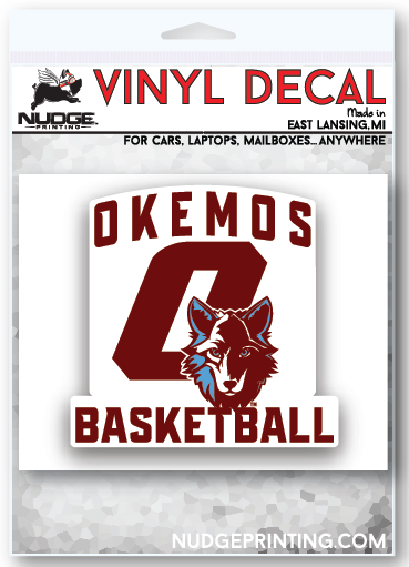 Okemos Basketball - Car Decal