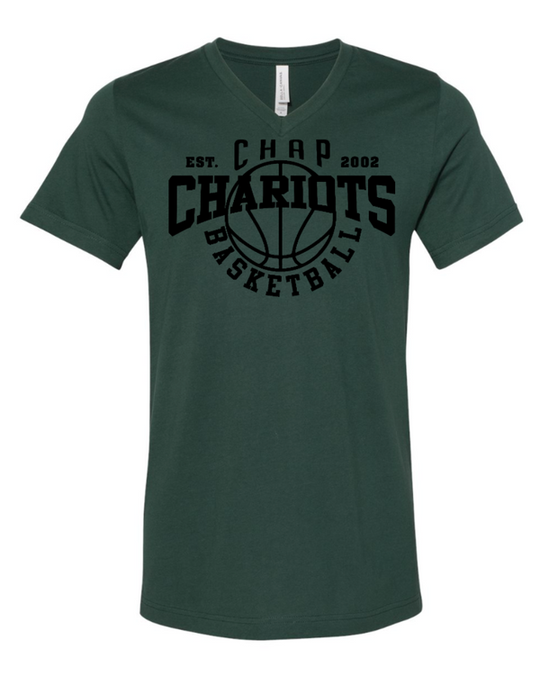 CHAP Basketball - V-neck T-shirt