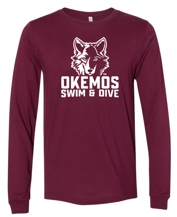 Okemos Swim & Dive -Long-sleeve T-Shirt