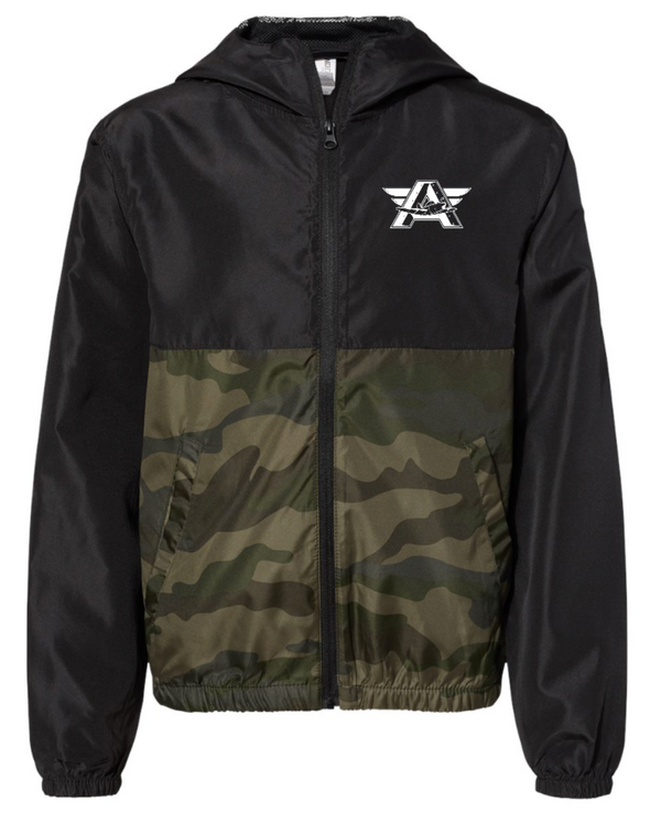 Sky Crossing - Embroidered Youth Windbreaker