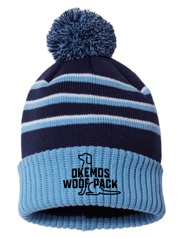 Okemos Woof Pack - Richardson - Unisex Pom Beanie