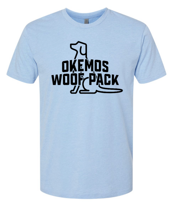 Okemos Woof Pack - Unisex T-Shirt - Blue