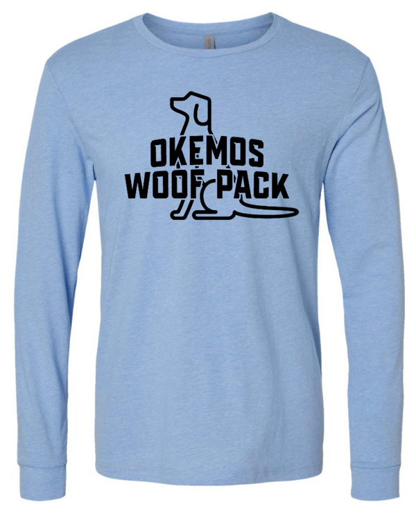Okemos Woof Pack - Unisex Long Sleeve - Blue