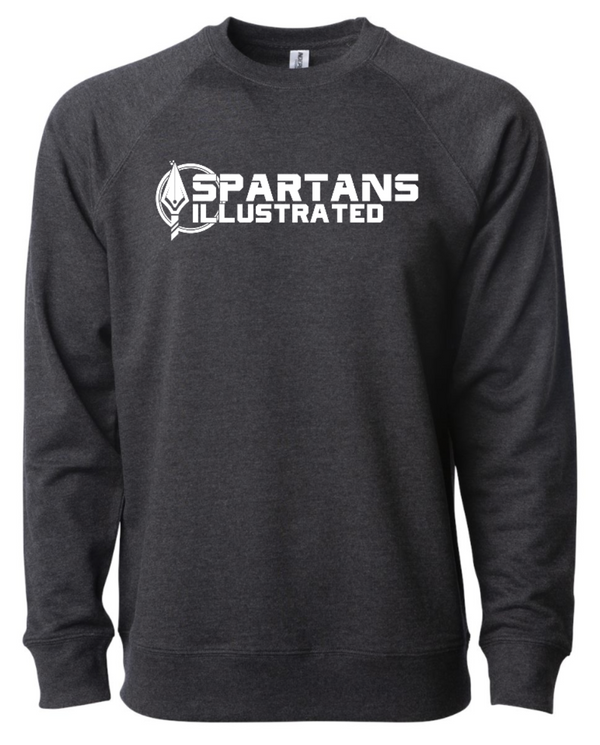 Spartans Illustrated - Unisex Adult Charcoal Sweatshirt