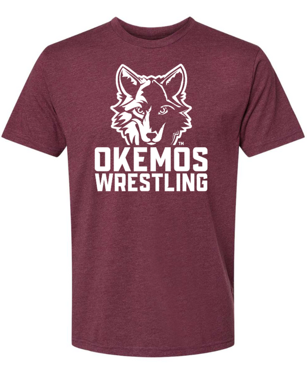 Okemos Wrestling - Maroon Adult Unisex T-Shirt