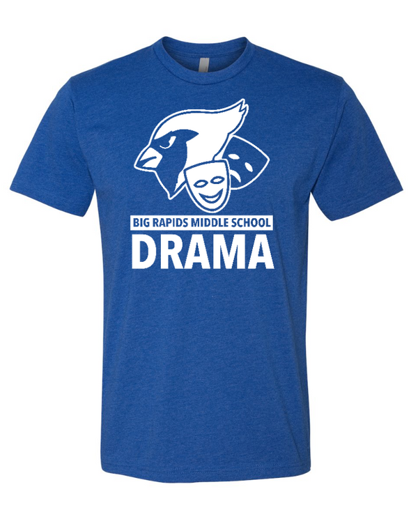 BR Peter Pan - BRMS Drama Club Unisex T-Shirt - Blue