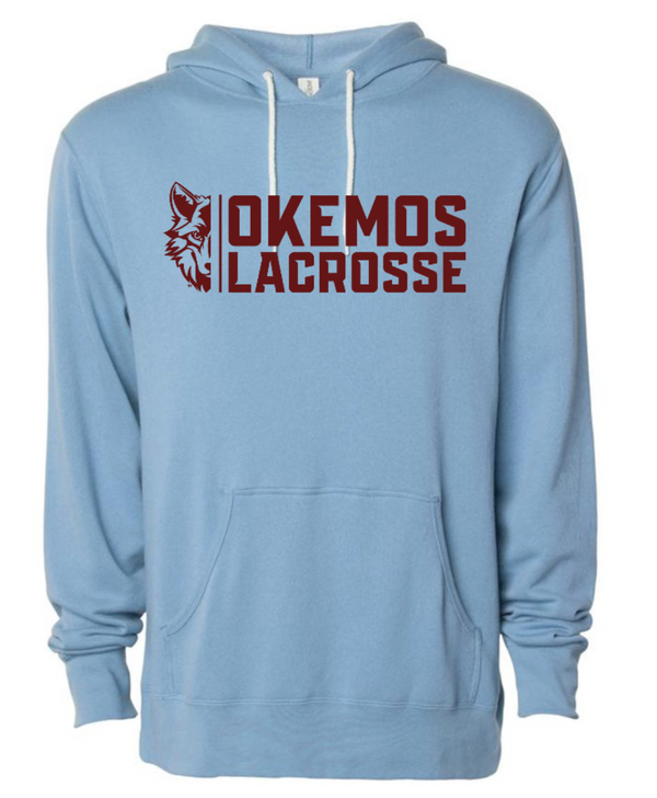 OHS Lacrosse - Unisex Lightweight Hooded Sweatshirt