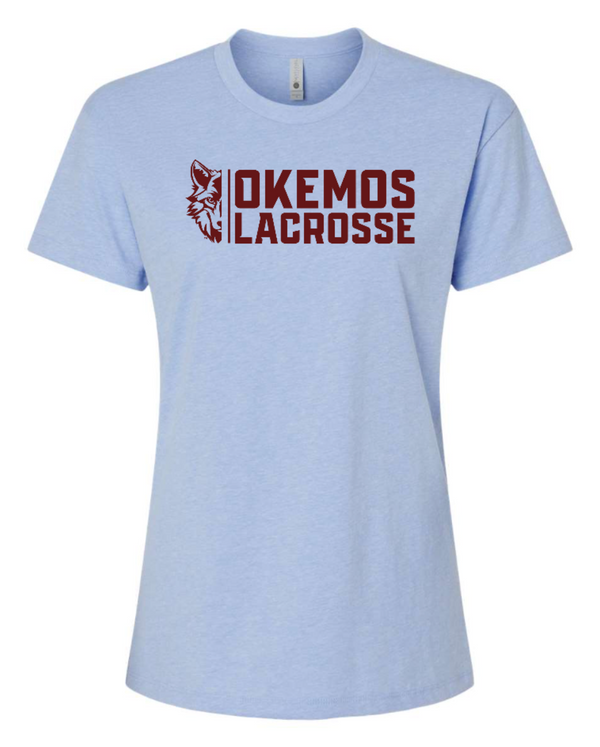 OHS Lacrosse - Women's CVC Relaxed T-Shirt - Blue