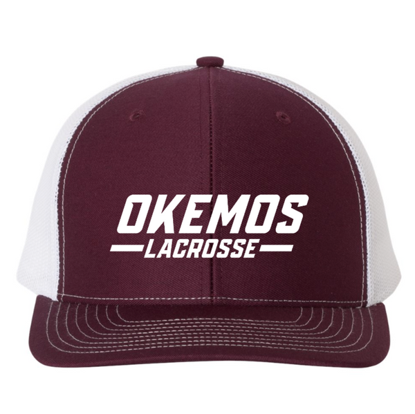 OHS Lacrosse - Richardson - Embroidered Adjustable Snapback Trucker Cap