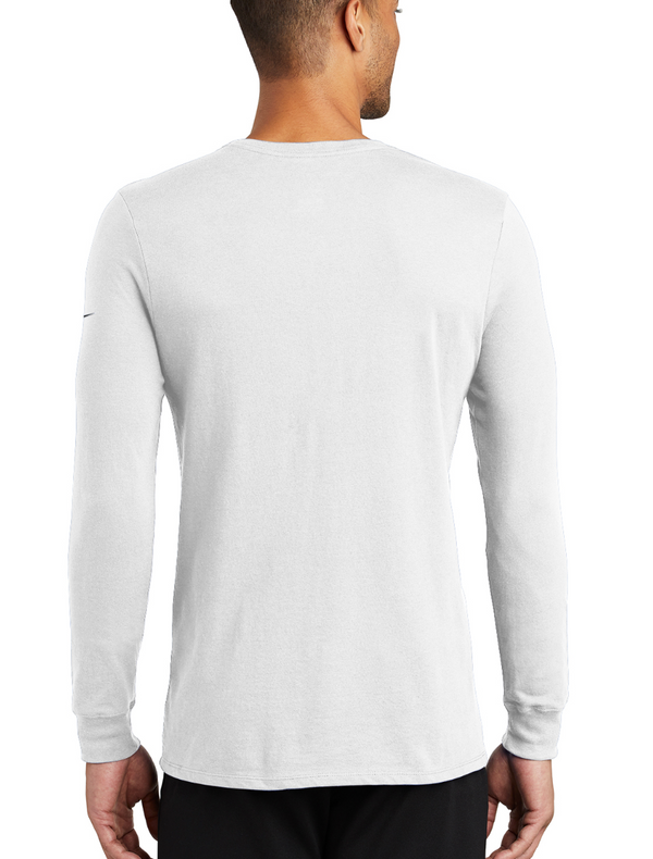 OHS Lacrosse - Nike - Dri-FIT Cotton/Poly Long Sleeve Tee - White