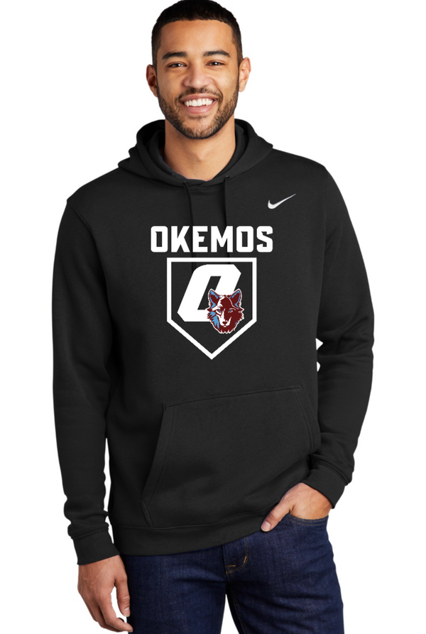 Okemos Baseball- Nike - Club Fleece Pullover Hoodie