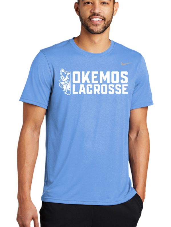 Okemos Girls Lacrosse - Nike Legend Tee - Blue (MANDATORY for Varsity)