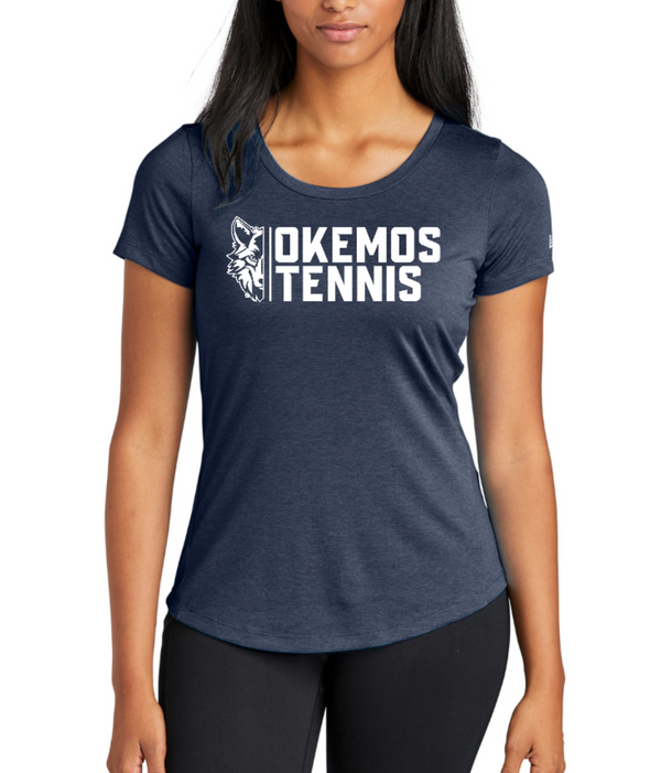 Okemos Tennis - New Era - Ladies Series Performance Scoop Tee