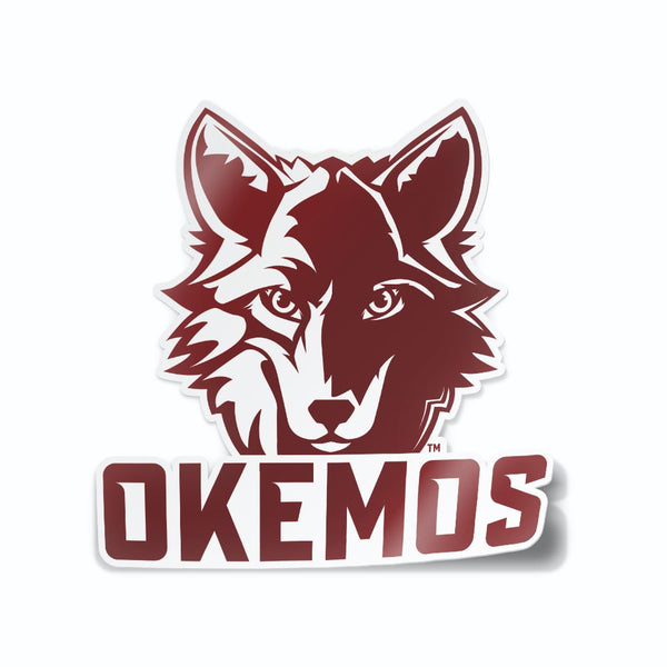 Okemos Wolves - Wolf and Okemos Car Decal