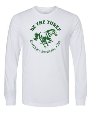 Custom Apparel - Screen Printing - Be the Three - Long Sleeve T-shirt - Long Sleeve T-Shirt - Coopersville Public Schools