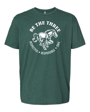 Custom Apparel - Screen Printing - Be the Three - Unisex T-shirt - Coopersville Public Schools