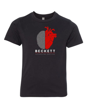 Custom Apparel - Screen Printing - Beckett Counseling - Black T-Shirt - Beckett Counseling
