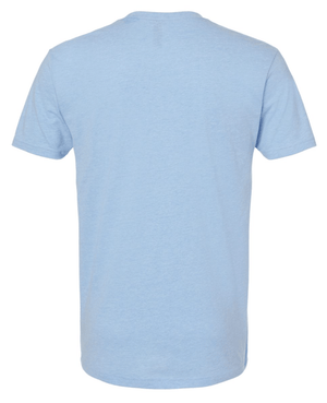 Custom Apparel - Screen Printing - Bennett Woods - Blue Unisex CVC T-Shirt - Bennett Woods - 14035