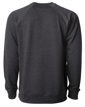 Custom Apparel - Screen Printing - Bennett Woods Elementary - Unisex Lightweight Sweatshirt - Charcoal - Bennett Woods Winter 2022