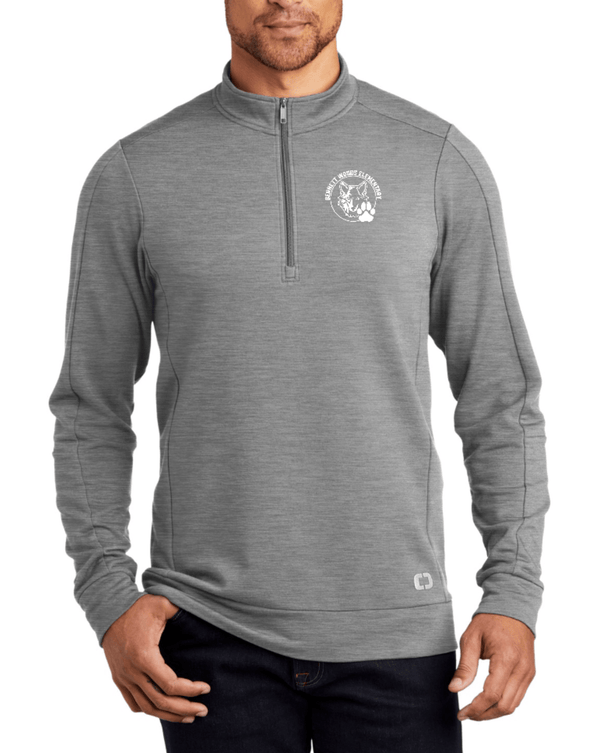 Custom Apparel - Screen Printing - Bennett Woods - OGIO - Unisex Luuma 1/2 - Zip Fleece - Bennett Woods - 14035