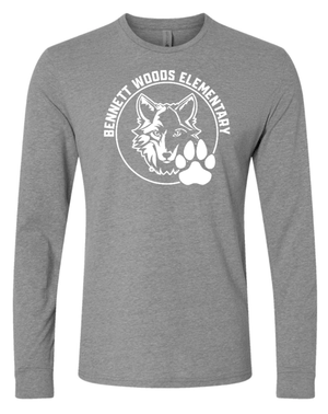 Custom Apparel - Screen Printing - Bennett Woods - Unisex CVC Long Sleeve T-Shirt - Bennett Woods - 14035