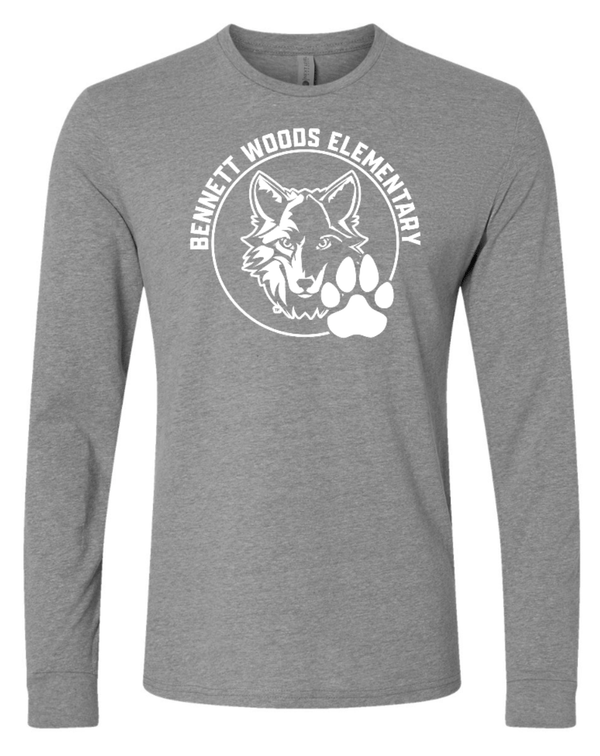 Custom Apparel - Screen Printing - Bennett Woods - Unisex CVC Long Sleeve T-Shirt - Bennett Woods - 14035