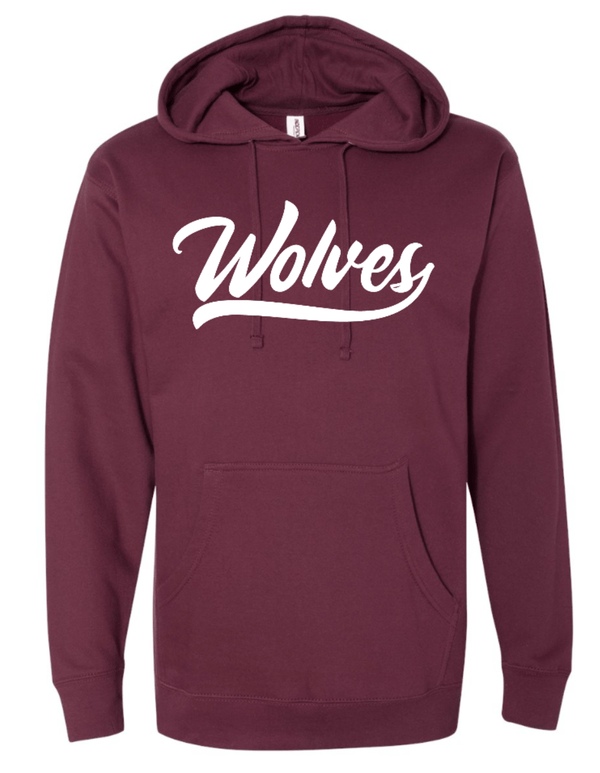 Custom Apparel - Screen Printing - Bennett Woods - Unisex Wolves Hoodie - Bennett Woods Winter 2022