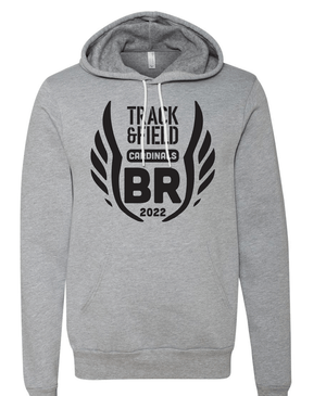Custom Apparel - Screen Printing - Big Rapids Track & Field Adult Hoodie - Big Rapids Middle School Track & Field