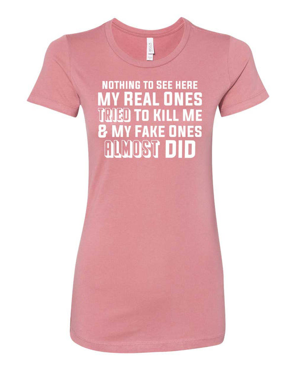 Custom Apparel - Screen Printing - BII Awareness - Women's Cut T-shirt - BII Awareness
