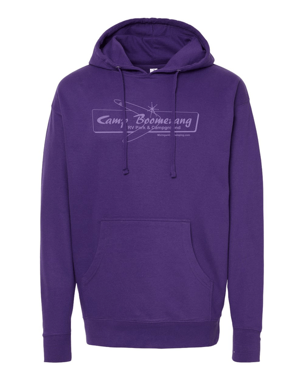Custom Apparel - Screen Printing - Camp Boomerang Hooded Sweatshirt - Camp Boomerang