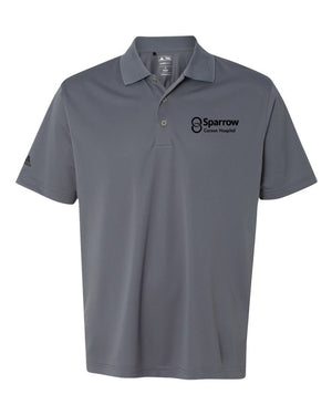 Custom Apparel - Screen Printing - Carson Hospital - COVID Response Adidas Polo w/Embroidered Logo - Men's - Polo - Carson Hospital